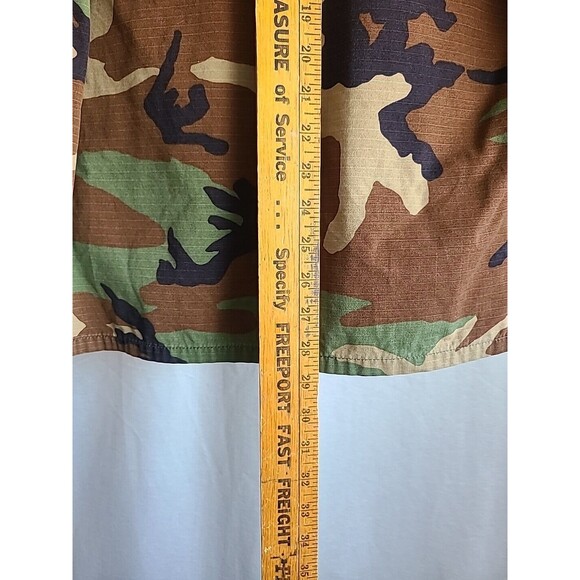 Authentic Air Force Woodland Fatigue Shirt Military Thrifted Streetwear ROTC - Picture 6 of 9